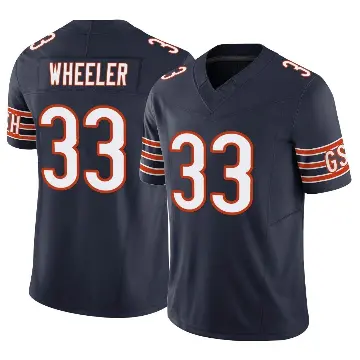 ＃33 Men's Ian Wheeler Navy Limited Chicago Bears Vapor F.U.S.E. Jersey
