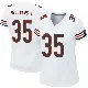 ＃35 Women's Wayne Matthews III White Game Chicago Bears Jersey