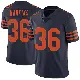 ＃36 Men's Deion Hankins Navy Blue Limited Chicago Bears Alternate Vapor Untouchable Jersey
