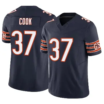 ＃37 Men's Alex Cook Navy Limited Chicago Bears Vapor F.U.S.E. Jersey