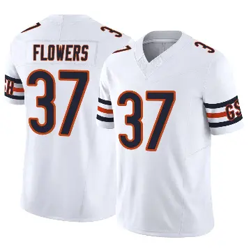 ＃37 Youth Dallis Flowers White Limited Chicago Bears Vapor F.U.S.E. Jersey