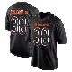 ＃38 Men's Douglas Coleman III Black Game Chicago Bears Carbon Fashion Jersey