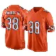＃38 Youth Douglas Coleman III Orange Game Chicago Bears Alternate Jersey