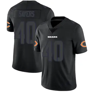 ＃40 Youth Gale Sayers Black Impact Limited Chicago Bears Jersey