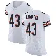 ＃43 Men's Dominique Hampton White Elite Chicago Bears Vapor Untouchable Jersey