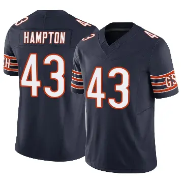 ＃43 Youth Dominique Hampton Navy Limited Chicago Bears Vapor F.U.S.E. Jersey