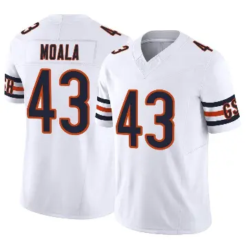 ＃43 Youth Paul Moala White Limited Chicago Bears Vapor F.U.S.E. Jersey