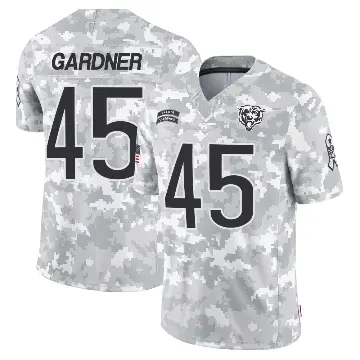 ＃45 Youth Beau Gardner Arctic Camo Limited Chicago Bears 2024 Salute to Service Jersey