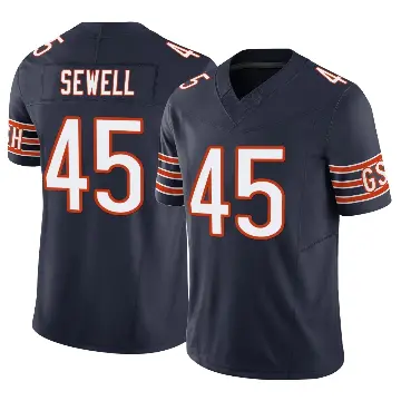 ＃45 Youth Nephi Sewell Navy Limited Chicago Bears Vapor F.U.S.E. Jersey