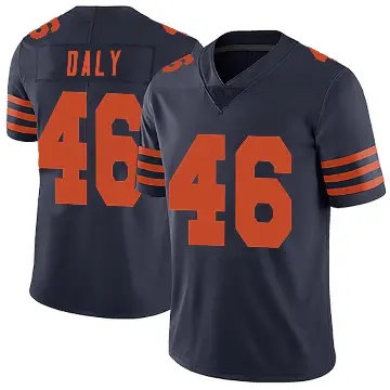 ＃46 Men's Scott Daly Navy Blue Limited Chicago Bears Alternate Vapor Untouchable Jersey