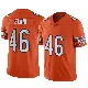 ＃46 Youth Luke Elkin Orange Limited Chicago Bears Alternate Vapor Jersey