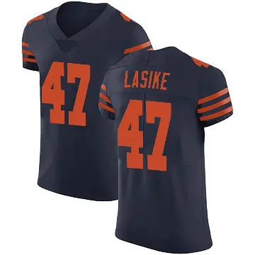 ＃47 Men's Paul Lasike Navy Blue Elite Chicago Bears Alternate Vapor Untouchable Jersey