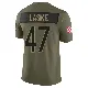＃47 Men's Paul Lasike Olive Limited Chicago Bears 2025 Salute to Service Jersey
