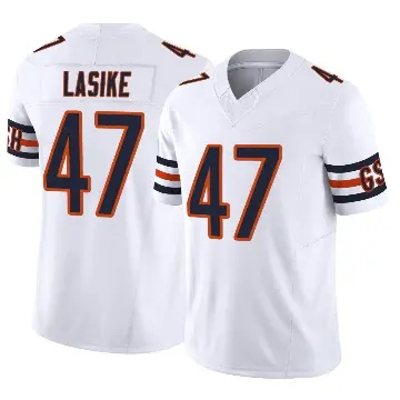 ＃47 Men's Paul Lasike White Limited Chicago Bears Vapor F.U.S.E. Jersey
