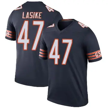 ＃47 Youth Paul Lasike Navy Legend Chicago Bears Color Rush Jersey