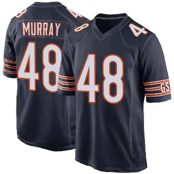 ＃48 Men's Jordan Murray Navy Game Chicago Bears Team Color Jersey