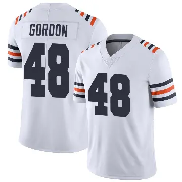 ＃48 Men's Thomas Gordon White Limited Chicago Bears Alternate Classic Vapor Jersey
