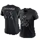 ＃48 Women's D'Marco Jackson Black Limited Chicago Bears Reflective Jersey