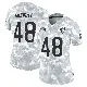 ＃48 Women's Jordan Murray Arctic Camo Limited Chicago Bears 2024 Salute to Service Jersey