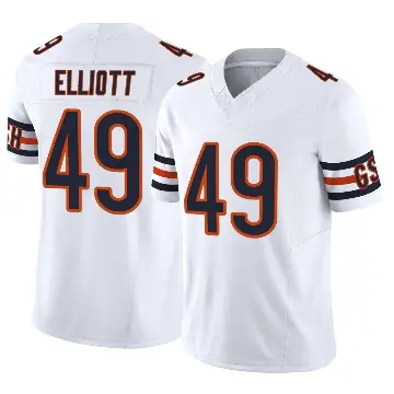 ＃49 Youth Keyshaun Elliott White Limited Chicago Bears Vapor F.U.S.E. Jersey