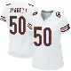 ＃50 Women's Grady Jarrett White Game Chicago Bears Jersey
