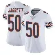 ＃50 Women's Grady Jarrett White Limited Chicago Bears Vapor Untouchable Jersey