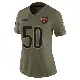 ＃50 Women's Mike Singletary Olive Limited Chicago Bears 2025 Salute to Service Jersey