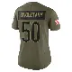 ＃50 Women's Mike Singletary Olive Limited Chicago Bears 2025 Salute to Service Jersey