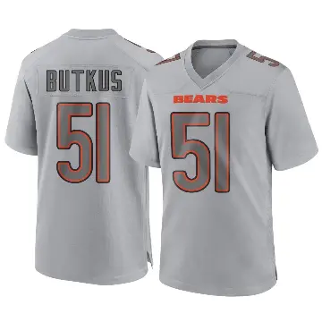 ＃51 Men's Dick Butkus Gray Game Chicago Bears Atmosphere Fashion Jersey