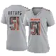 ＃51 Women's Dick Butkus Gray Game Chicago Bears Atmosphere Fashion Jersey