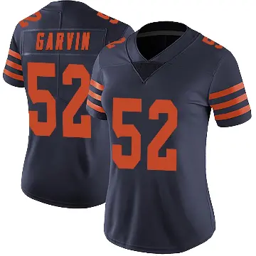 ＃52 Women's Jonathan Garvin Navy Blue Limited Chicago Bears Alternate Vapor Untouchable Jersey