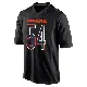 ＃54 Youth Brian Urlacher Black Game Chicago Bears Carbon Fashion Jersey