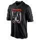 ＃59 Men's Carson Taylor Black Game Chicago Bears Carbon Fashion Jersey