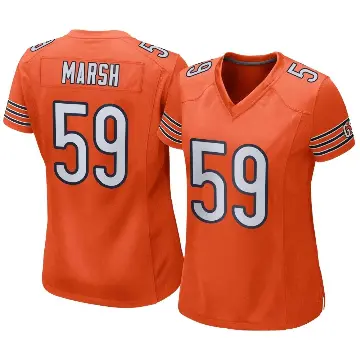 ＃59 Women's Cassius Marsh Orange Game Chicago Bears Alternate Jersey
