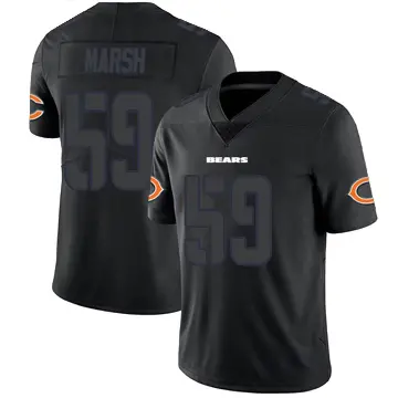 ＃59 Youth Cassius Marsh Black Impact Limited Chicago Bears Jersey