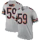 ＃59 Youth Cassius Marsh Legend Chicago Bears Inverted Silver Jersey