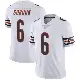 ＃6 Men's Kyler Gordon White Limited Chicago Bears Vapor Untouchable Jersey