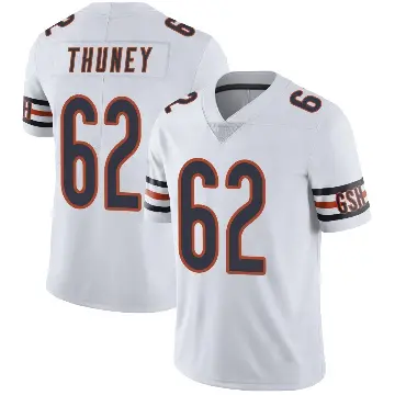 ＃62 Men's Joe Thuney White Limited Chicago Bears Vapor Untouchable Jersey