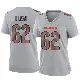 ＃62 Women's Eric Kush Gray Game Chicago Bears Atmosphere Fashion Jersey