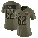 ＃62 Women's Eric Kush Olive Limited Chicago Bears 2025 Salute to Service Jersey