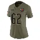 ＃62 Women's Eric Kush Olive Limited Chicago Bears 2025 Salute to Service Jersey