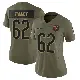 ＃62 Women's Joe Thuney Olive Limited Chicago Bears 2025 Salute to Service Jersey