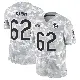 ＃62 Youth Eric Kush Arctic Camo Limited Chicago Bears 2024 Salute to Service Jersey