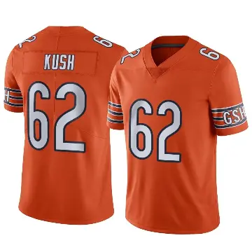＃62 Youth Eric Kush Orange Limited Chicago Bears Alternate Vapor Jersey