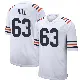＃63 Youth Trey Hill White Game Chicago Bears Alternate Classic Jersey
