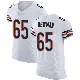 ＃65 Men's Luke Newman White Elite Chicago Bears Vapor Untouchable Jersey