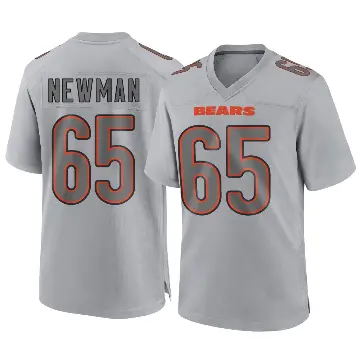 ＃65 Youth Luke Newman Gray Game Chicago Bears Atmosphere Fashion Jersey