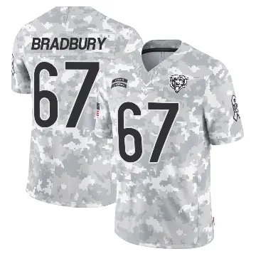 ＃67 Youth Garrett Bradbury Arctic Camo Limited Chicago Bears 2024 Salute to Service Jersey