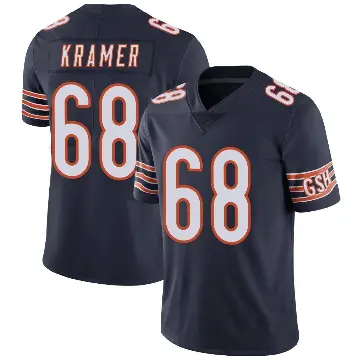 ＃68 Youth Doug Kramer Jr. Navy Limited Chicago Bears Team Color Vapor Untouchable Jersey