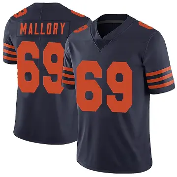 ＃69 Youth Dashaun Mallory Navy Blue Limited Chicago Bears Alternate Vapor Untouchable Jersey